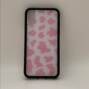 -Wildflower Pink Moo iPhone Case